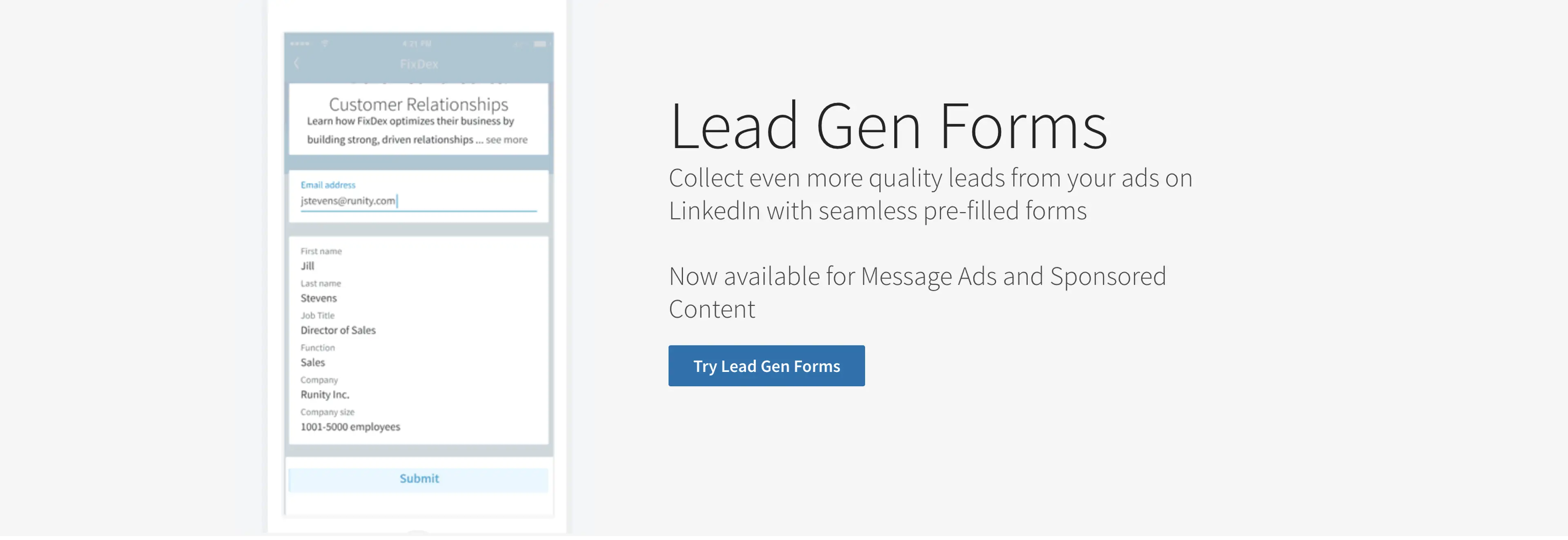 Lead Gen Form 